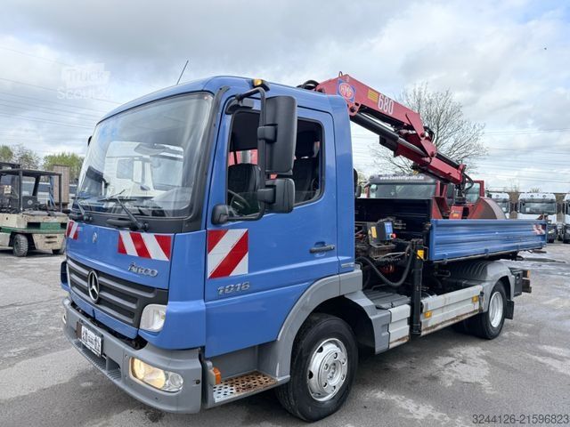 Wywrotka MERCEDES-BENZ Atego 1018K/ller-Kipper+Kran+Greifer/TÜV/