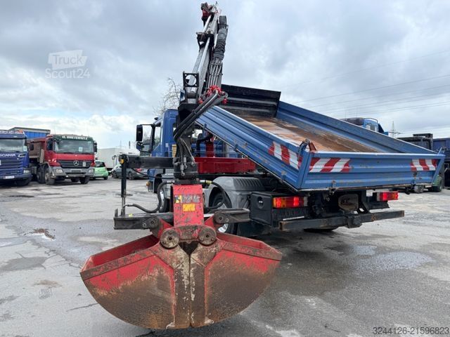 Wywrotka MERCEDES-BENZ Atego 1018K/ller-Kipper+Kran+Greifer/TÜV/