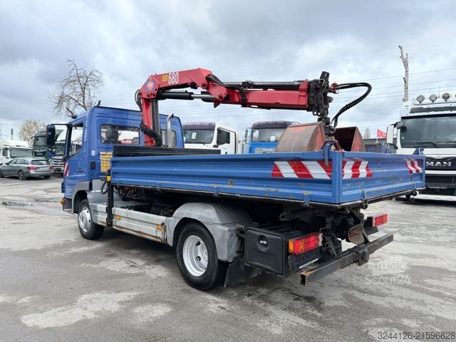 Trójstronna wywrotka MERCEDES-BENZ Atego 1018K/ller-Kipper+Kran+Greifer/TÜV/