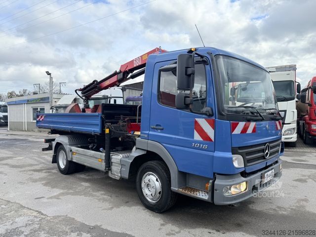 Trójstronna wywrotka MERCEDES-BENZ Atego 1018K/ller-Kipper+Kran+Greifer/TÜV/