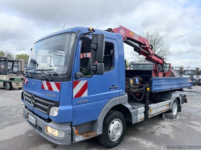 Trójstronna wywrotka MERCEDES-BENZ Atego 1018K/ller-Kipper+Kran+Greifer/TÜV/