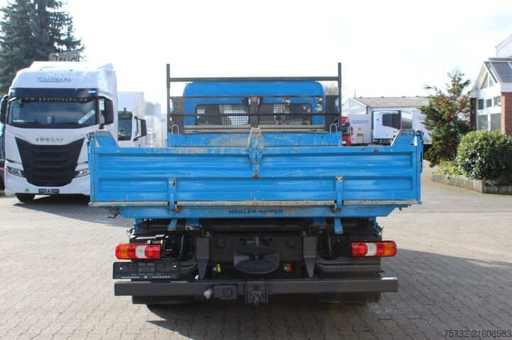 Üç yönlü damperli kamyonet Mercedes-Benz Atego  921  Seitenkipper 3-Sitzer AHK ACC