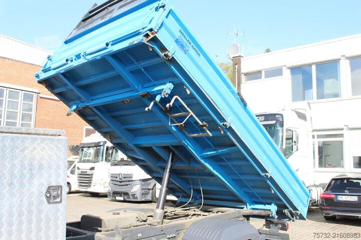 Üç yönlü damperli kamyonet Mercedes-Benz Atego  921  Seitenkipper 3-Sitzer AHK ACC