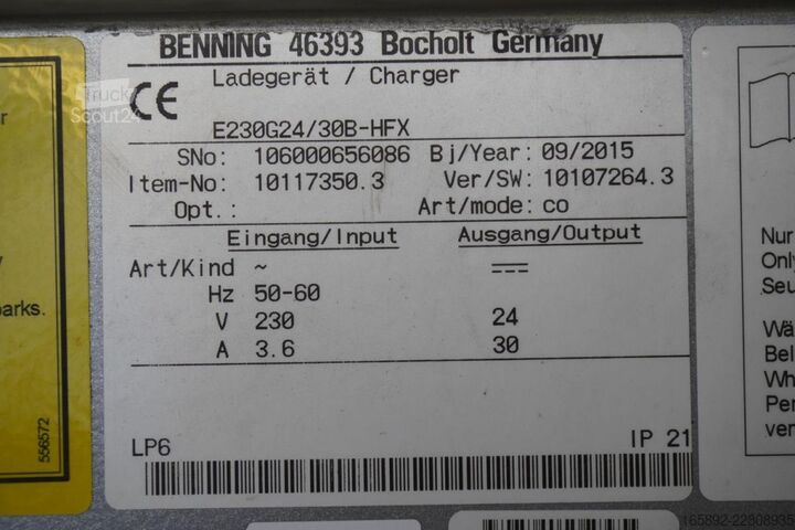 Trukkiparisto BENNING E230G24/30B-HFX