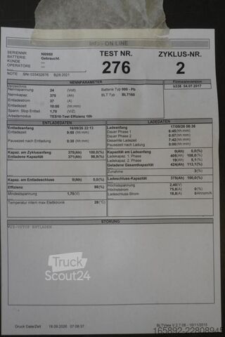 Trukkiparisto GRUMA 24 Volt 3 PzS 375 Ah