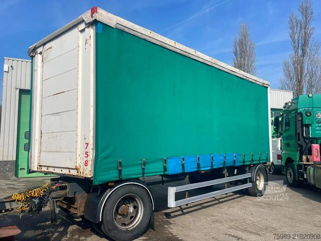 Sliding tarpaulins Leciñena air susrpansion,  double axels