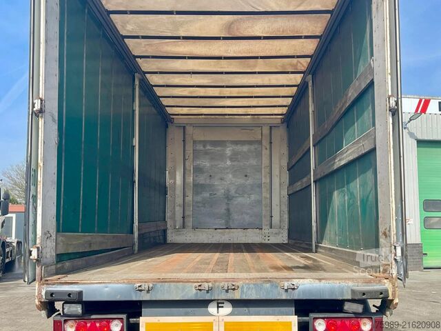 Sliding tarpaulins Leciñena air susrpansion,  double axels