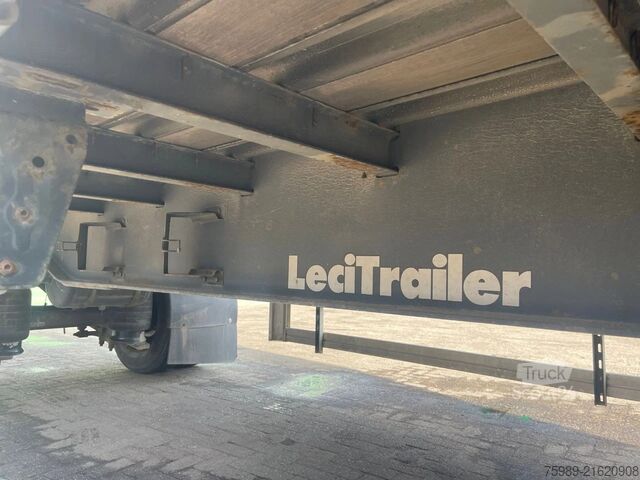 Sliding tarpaulins Leciñena air susrpansion,  double axels