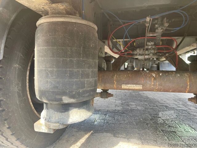 Sliding tarpaulins Leciñena air susrpansion,  double axels