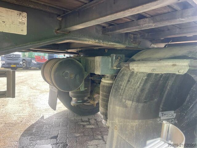 Sliding tarpaulins Leciñena air susrpansion,  double axels