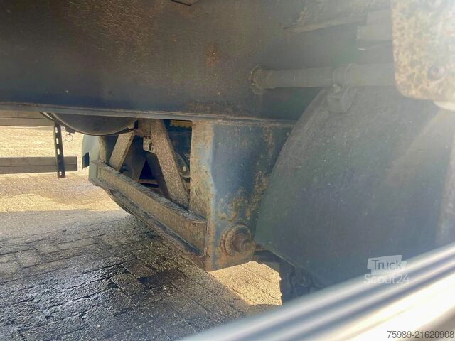 Sliding tarpaulins Leciñena air susrpansion,  double axels