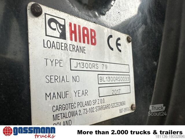 Kipper LKW Mercedes-Benz Arocs 3345 K 6x4, Heckkran Hiab Jonsered 1300RS79,