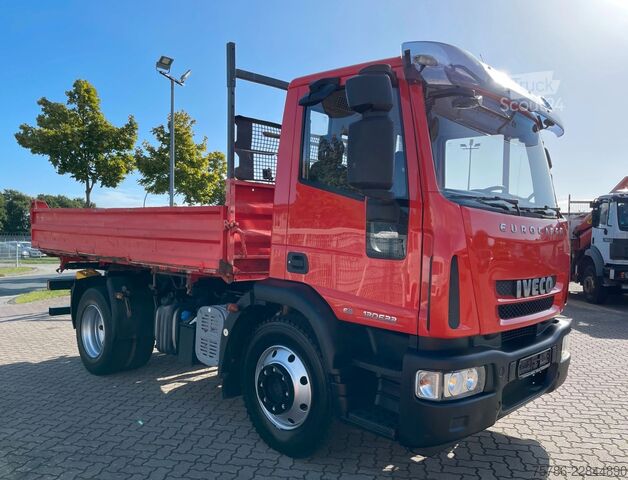 Üç taraflı damperli kamyon IVECO EuroCargo ML120E22K/ 2x AHK+Öl/ Diff-Sperre/ E5
