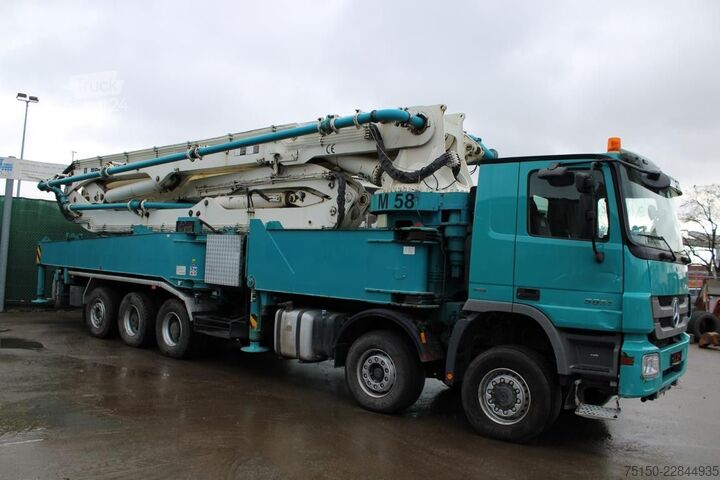 Autočerpadlo na betón MERCEDES-BENZ 5051 10x4 BB - Putzmeister 55 m - Nr.: 855