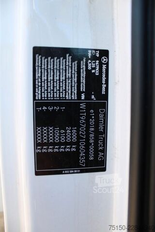 Chladený nákladný automobil MERCEDES-BENZ 1524 4x2 BL Thermo-King LBW Tiefkühl Nr.: 357