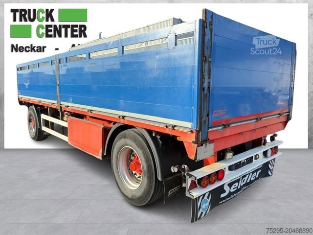 Remorcă deschisă Seidler 2Achs Baustoff ALU-Boden TÜV04/26 1Hand