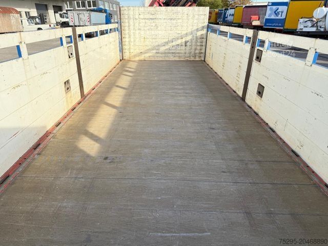 Remorcă deschisă Seidler 2Achs Baustoff ALU-Boden TÜV04/26 1Hand