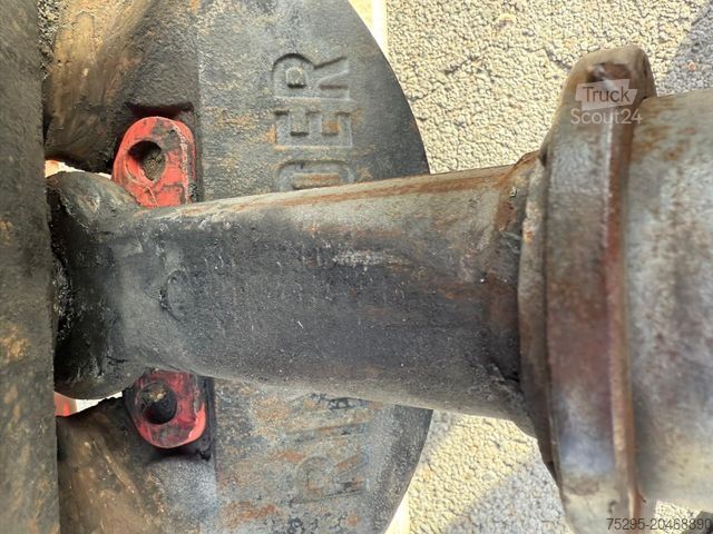 Remorcă deschisă Seidler 2Achs Baustoff ALU-Boden TÜV04/26 1Hand