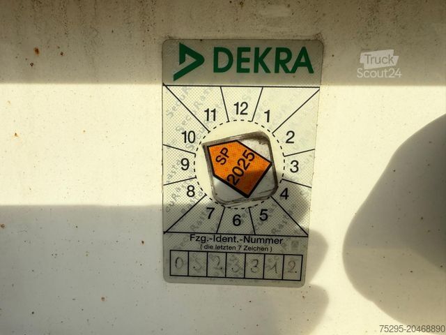 Remorcă deschisă Seidler 2Achs Baustoff ALU-Boden TÜV04/26 1Hand