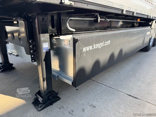 Semirimorchio con telone KÖGEL SN 24 *  * LIFTACHSE * SAF * NEU AUFLIEGER