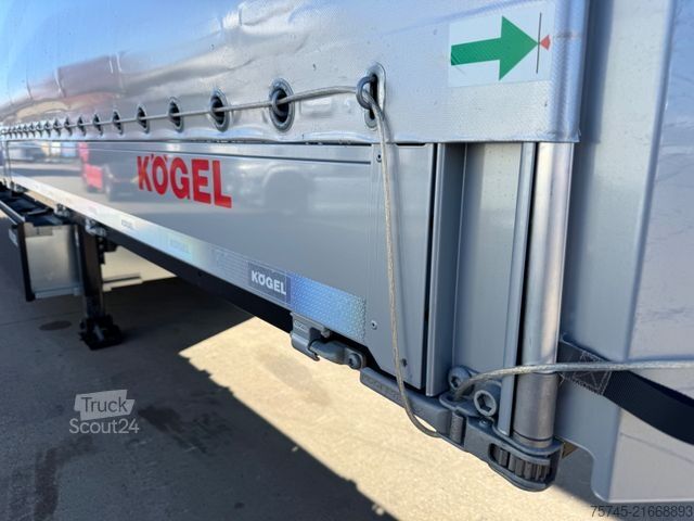 Semirimorchio con telone KÖGEL SN 24 *  * LIFTACHSE * SAF * NEU AUFLIEGER