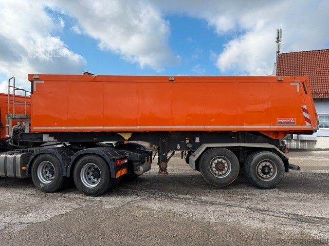 Tipper semitrailer LANGENDORF SKA 18/26 Thermo Liftachse 26,9 m³