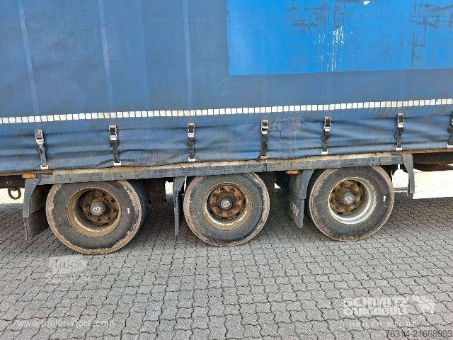 Open semitrailer with tarp Krone Curtainsider Mega
