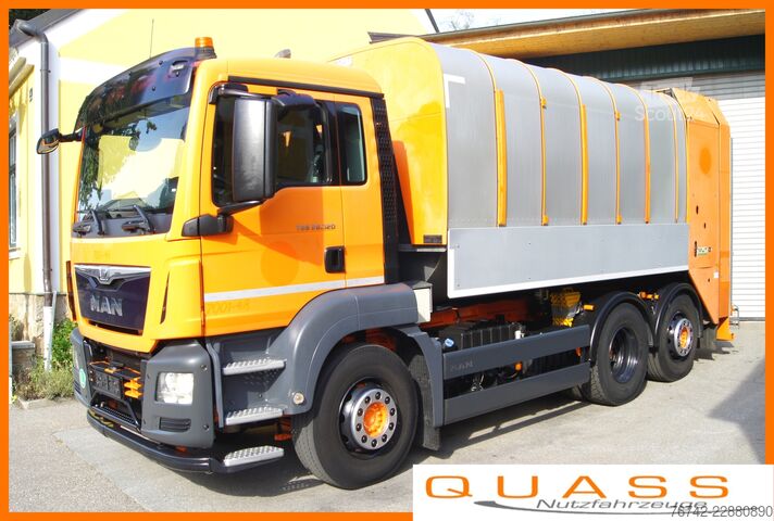 Smetiarsko vozilo MAN TGS 26.320 BL 6x2-2 / MUT FAUN Rotopress / ZOELLER / Euro 6