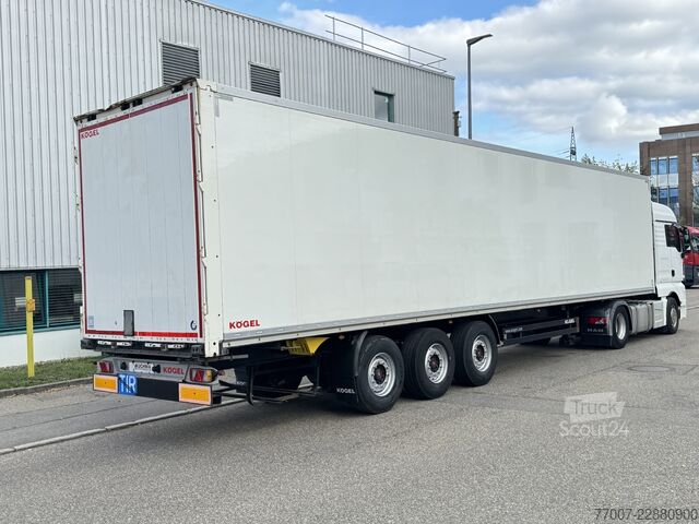 Kofferauflieger Kögel SKH24 Iso-Koffer PurFerro SAF Achsen