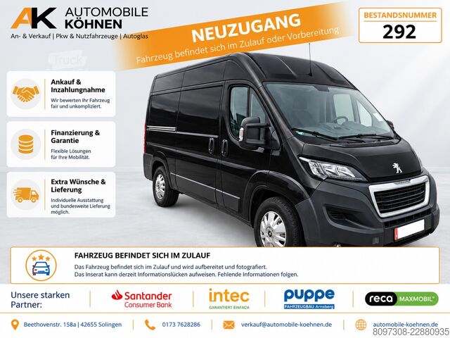 Dubă cu acoperiș înalt Peugeot Boxer L2H2  2x VORHANDEN   AHK   NAVI   REGAL