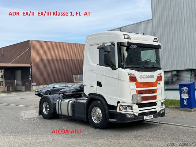 Benne à bâche SCANIA S 450 ADR FL AT EX/II EX/III Retarder TO
