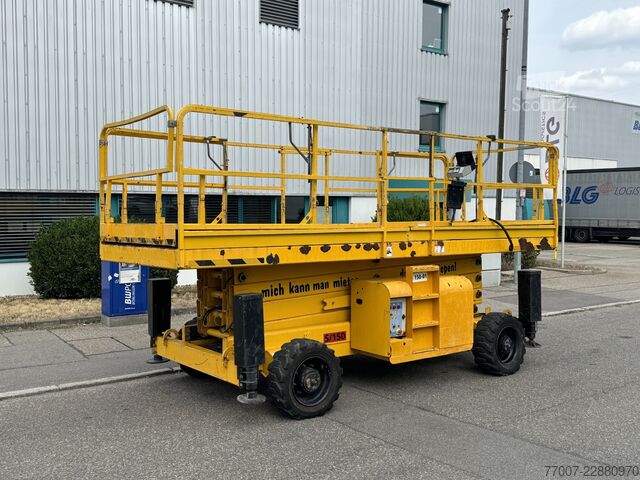ψαλιδωτό ανυψωτικό Haulotte H15SXL Diesel Scherenbühne 15m 7,2m Plat