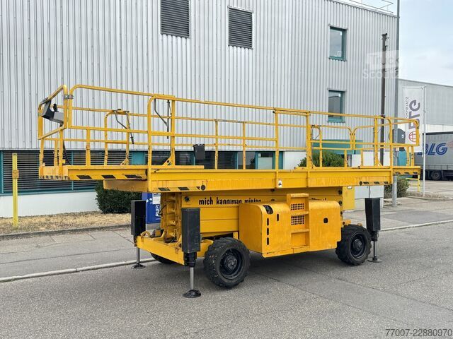 ψαλιδωτό ανυψωτικό Haulotte H15SXL Diesel Scherenbühne 15m 7,2m Plat