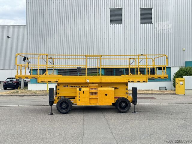ψαλιδωτό ανυψωτικό Haulotte H15SXL Diesel Scherenbühne 15m 7,2m Plat