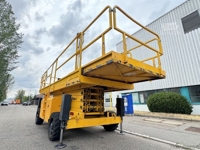 ψαλιδωτό ανυψωτικό Haulotte H15SXL Diesel Scherenbühne 15m 7,2m Plat