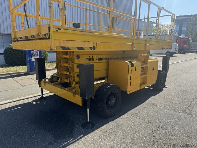 ψαλιδωτό ανυψωτικό Haulotte H15SXL Diesel Scherenbühne 15m 7,2m Plat