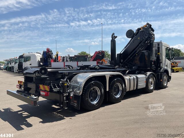 Система крюкових кронштейнів Volvo FMX 500 8x4 Euro 6 Hiab 65 Tonmeter laadkraan +...