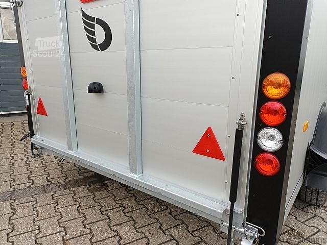 Kofferanhänger Cheval Liberté Roadster C800 aerobynamischer Alukoffer Seitentür