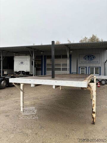 Odprto zamenljivo telo Krone Plattform 7,45m mit Steckrungen mittig