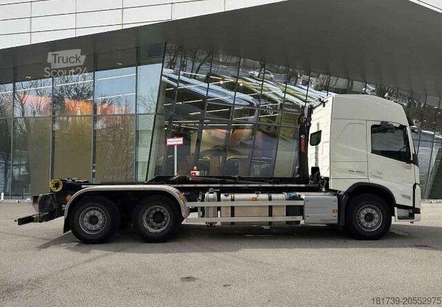 Krovininis automobilis su kabliu Volvo FM 460 6X2*4 / HIAB ULT21S61 hooklift