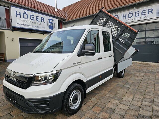 Sonderausbau-Transporter MAN TGE 3.140 Doka L3 Dreiseitenkipper Facelift