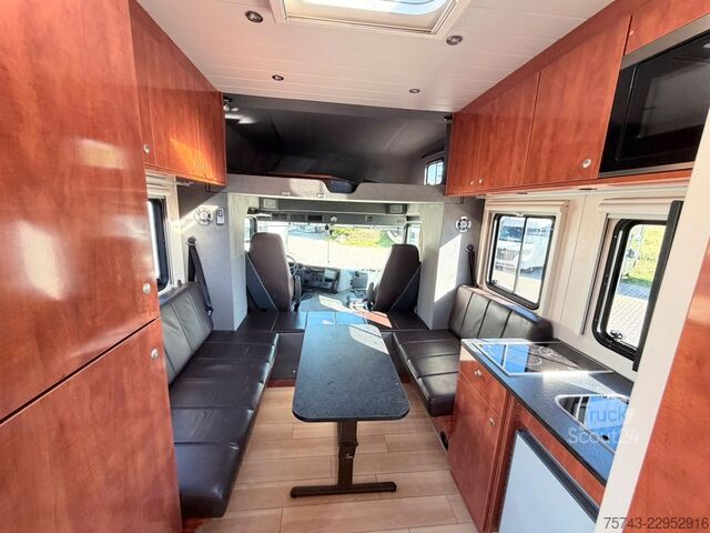 Boskapsbil SCANIA P320 EHC Aufbau 6-7 Pferde Wohnung