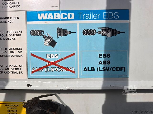 Oplegger met walking floor STAS S300ZX | Liftachse