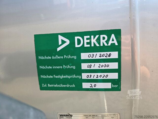Poluprikolica cisterna SCHRADER TSA | Alu-Felgen | Liftachse I Pumpe