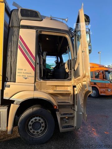 Platós teherautó ponyvával MERCEDES-BENZ ACTROS 2745 PRITSCHE PLANE*2016*1HAND*EURO6*