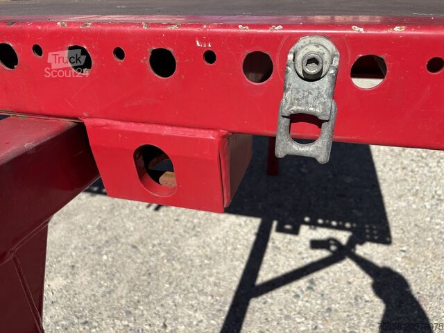 Ładownia wymienna z platformąWechselbrücke z platformąŚwiadoma nadbudowa z platformąWechselbrücke z  Krone 7,45m BDF Baustoff Multilockrahmen