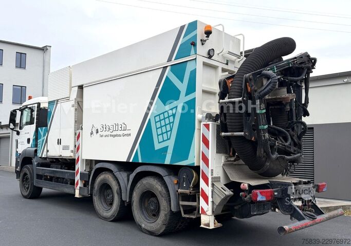 Φορτηγό δεξαμενή κενού MAN 33.440 TGS 6x4, MTS Saugbagger