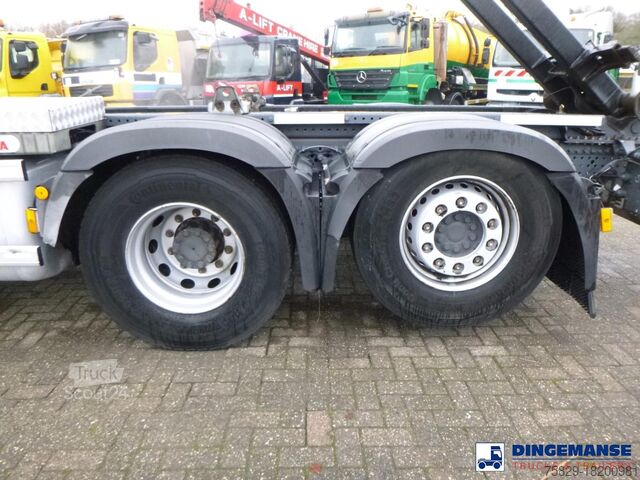 System med krogarm Mercedes Actros 2843 6x2 Hyva container hook 20t