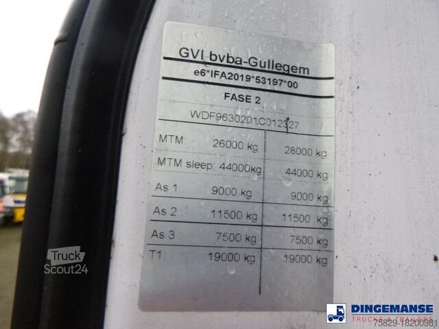 Sistema de braço de gancho Mercedes-Benz Actros 2843 6x2 Hyva container hook 20t