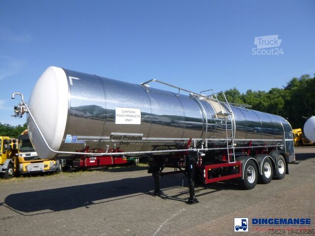 Tanque Feldbinder Food tank inox 30 m3 / 1 comp